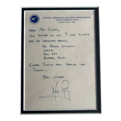 Neil Armstrong  - handwritten letter