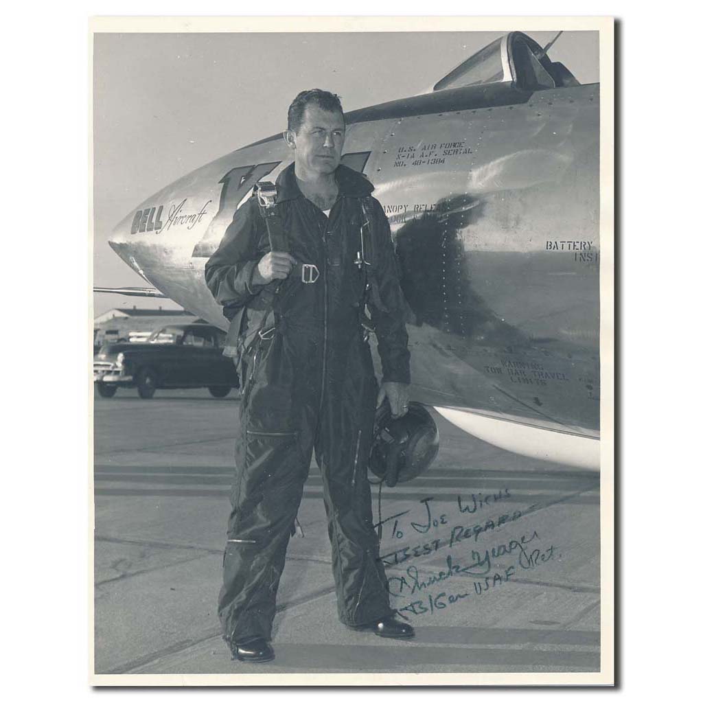 Chuck Yeager – vintage X-1 glossy