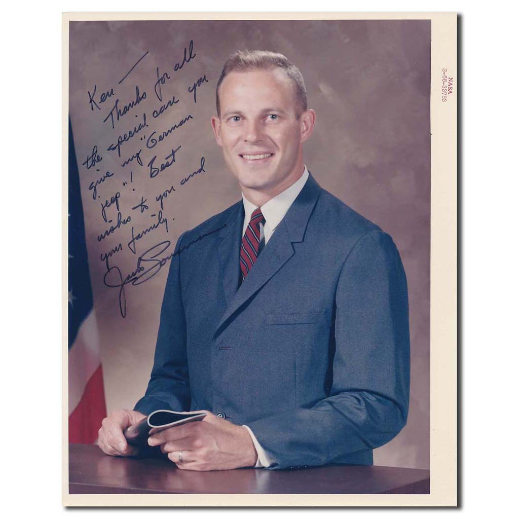 Jack Lousma – red serial NASA glossy