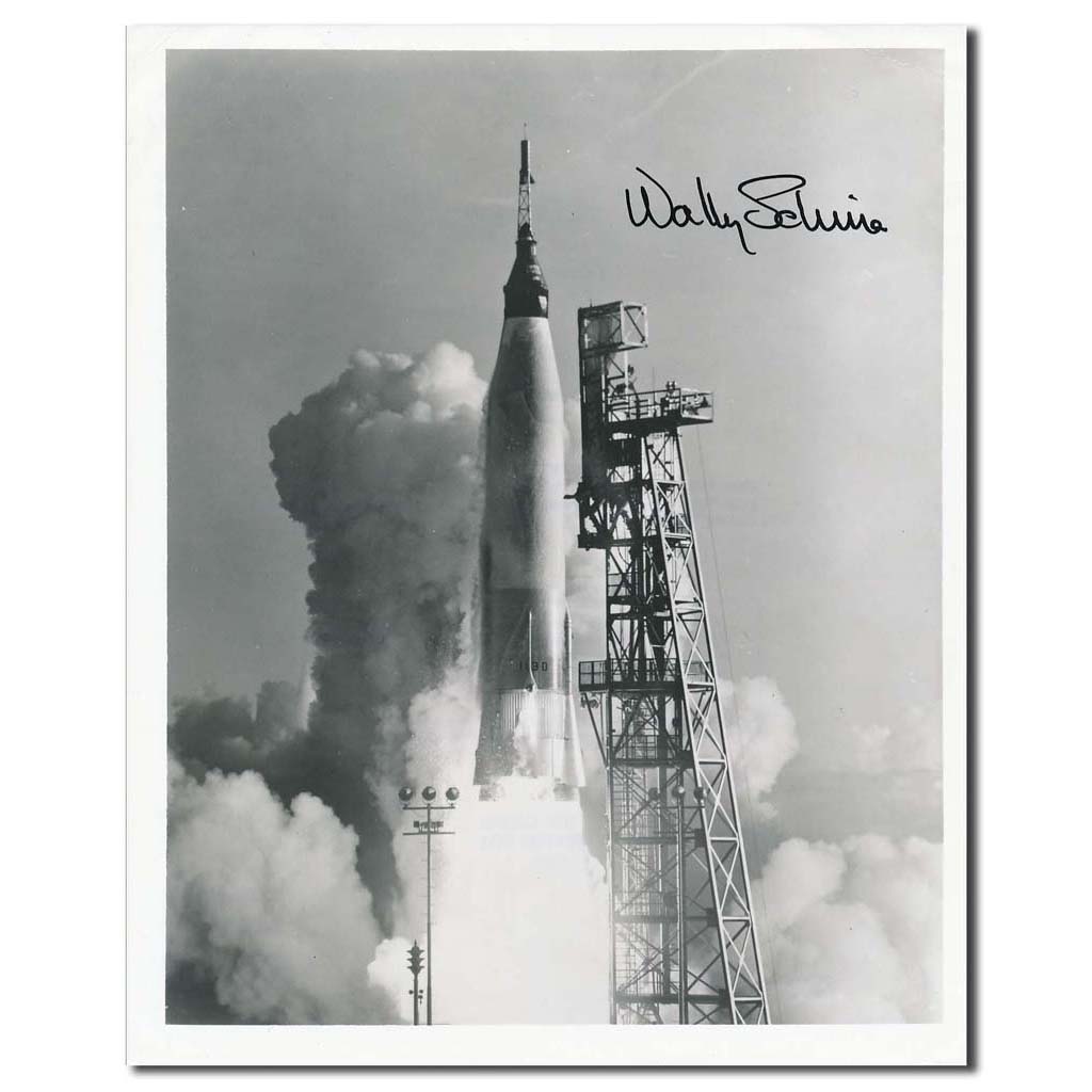 Wally Schirra – MA-8 launch photo