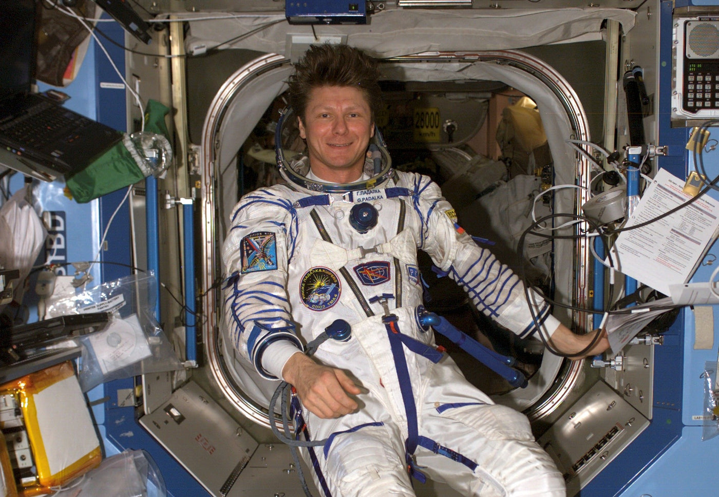 cosmonaut Gennady Padalka in Space Expedition 9