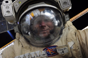 cosmonaut Gennady Padalka in Space EVA selfie