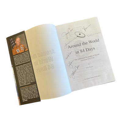 Jerry Carr biography "Around the world in 84 days" - signed