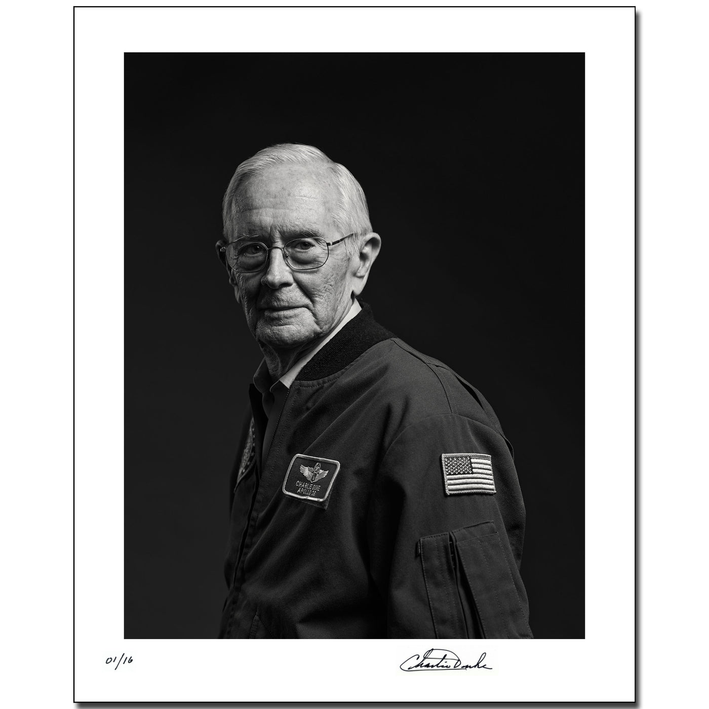 Charlie Duke - Klaus Mellenthin 15''x17'' Baryt photograph