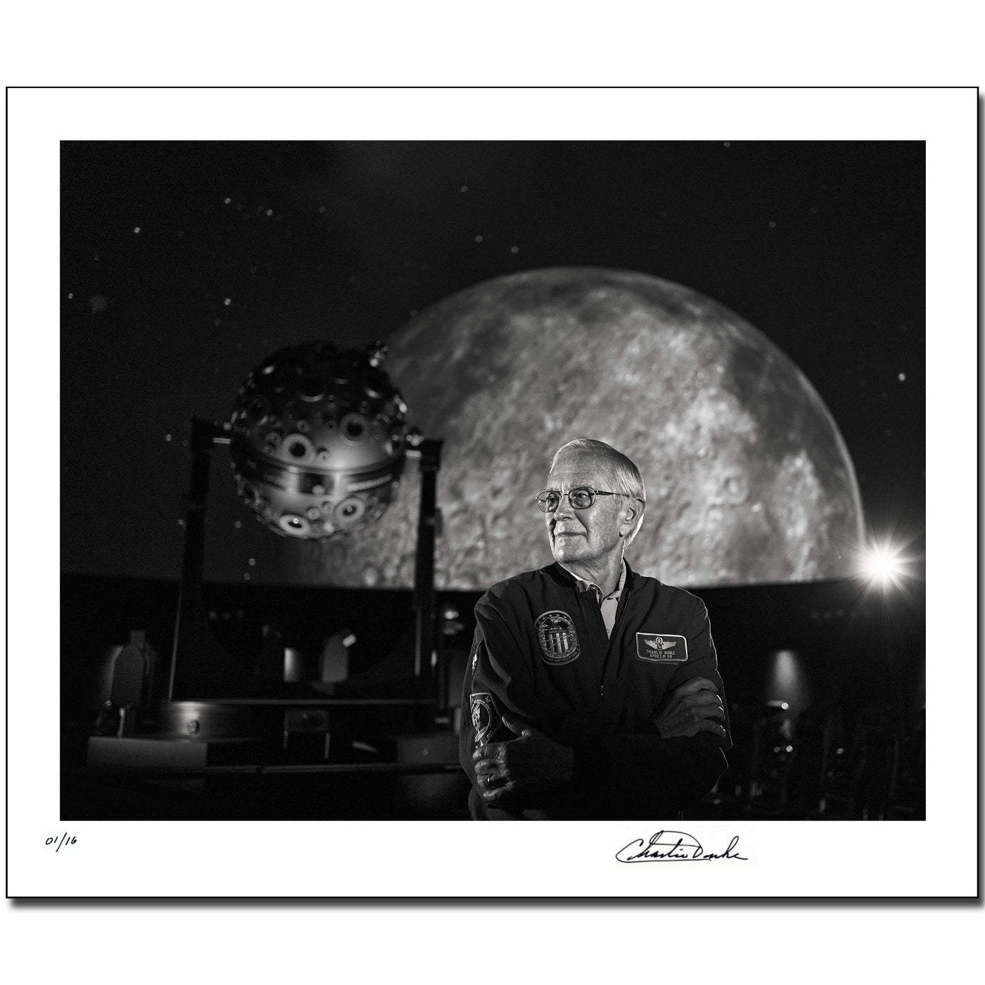 Charlie Duke - Klaus Mellenthin 20''x 17'' Baryt photograph