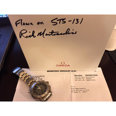Flown Omega X-33 watch - ex. Rick Mastracchio