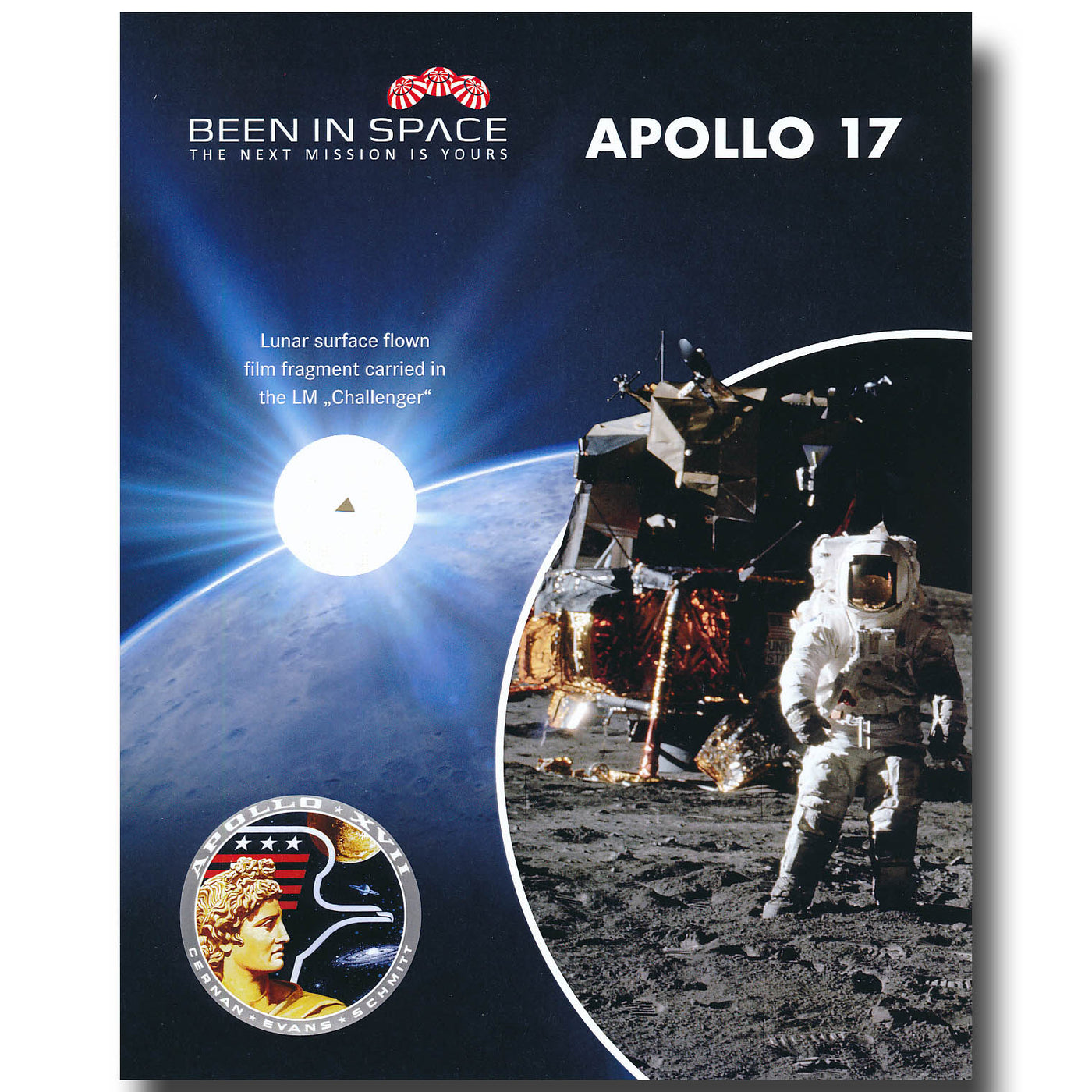 Apollo 17 LUNAR SURFACE FLOWN film presentation