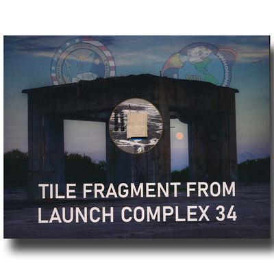 Launch complex 34 tile fragment – Apollo 1+7