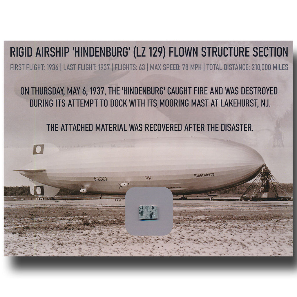 Hindenburg Zeppelin disaster flown structure segment – BEEN