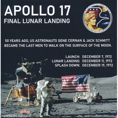 Apollo 17 - 50th anniversary commemorative patch