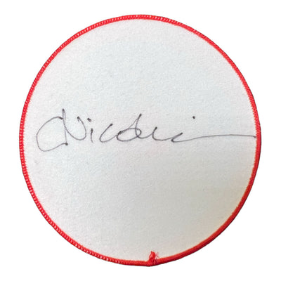 Claude Nicollier hand-signed 4'' anniversary patch