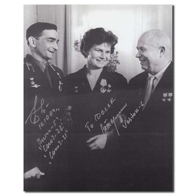Valery Bykovsky + Valentina Tereshkova
