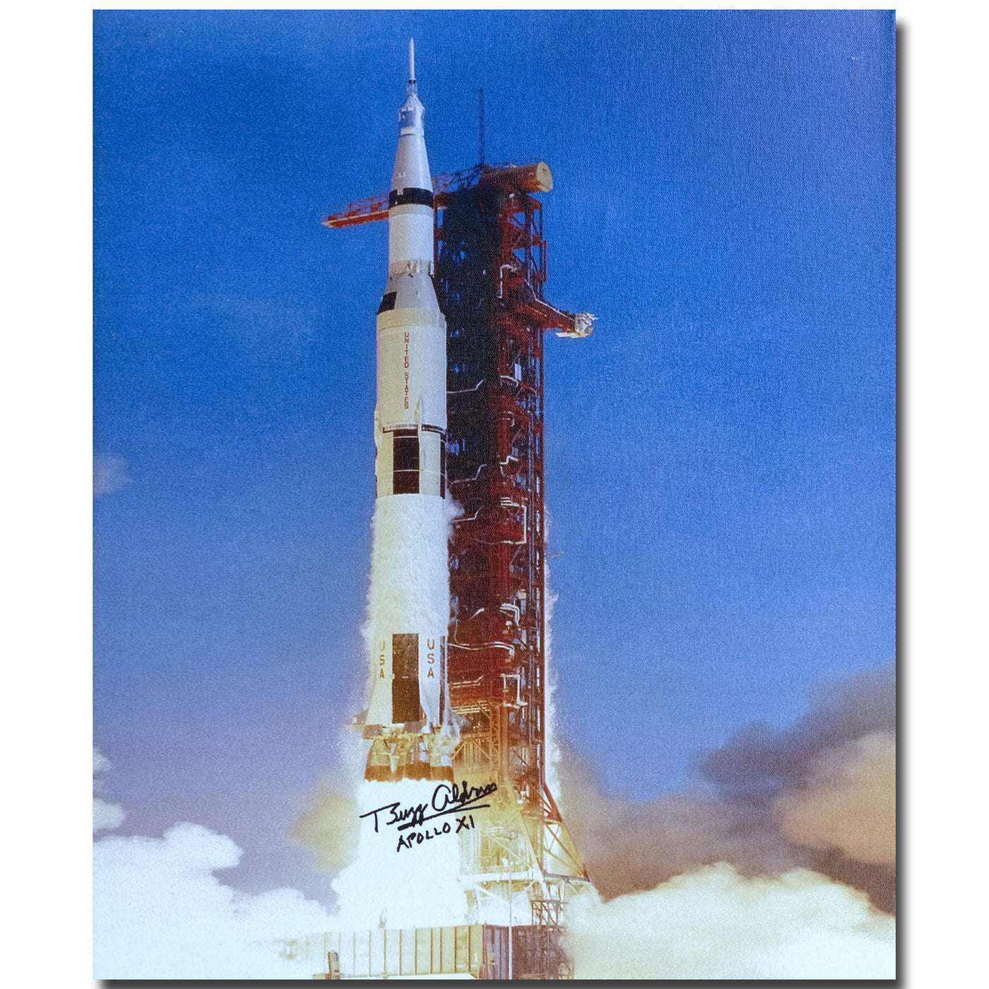Buzz Aldrin - Apollo 11 launch canvas
