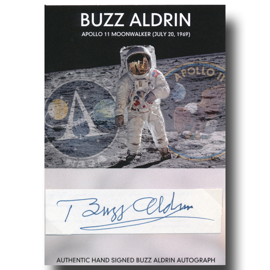 Buzz Aldrin – authentic autograph