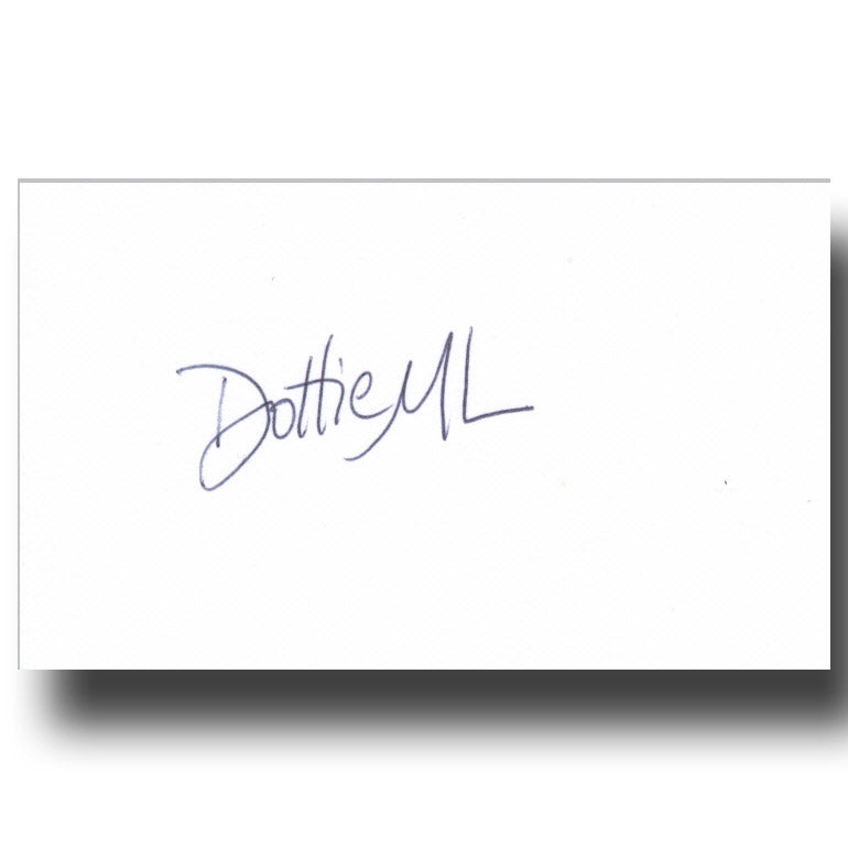 Dottie Metcalf – Lindenburger – 3x5 card