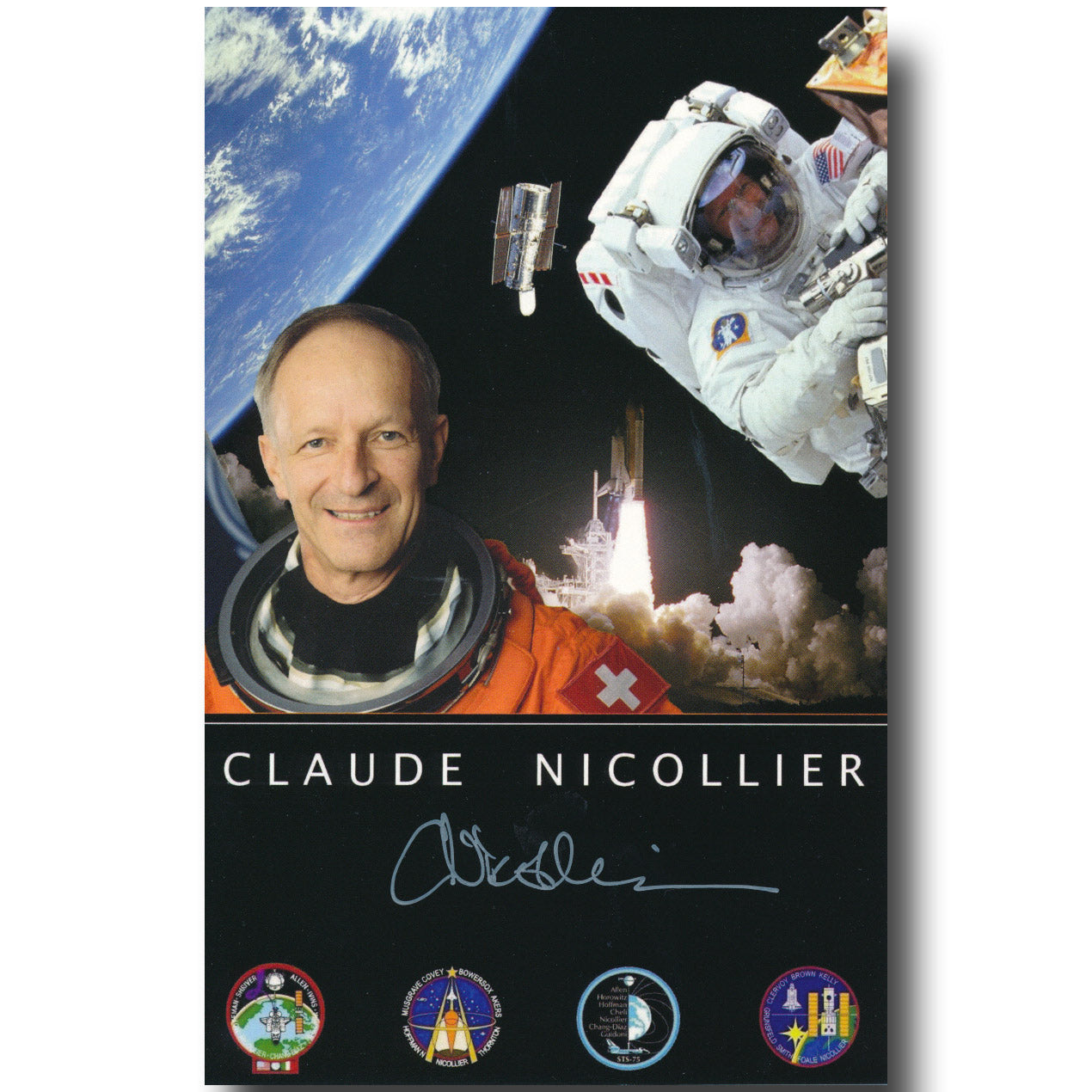Claude Nicollier – promotional card