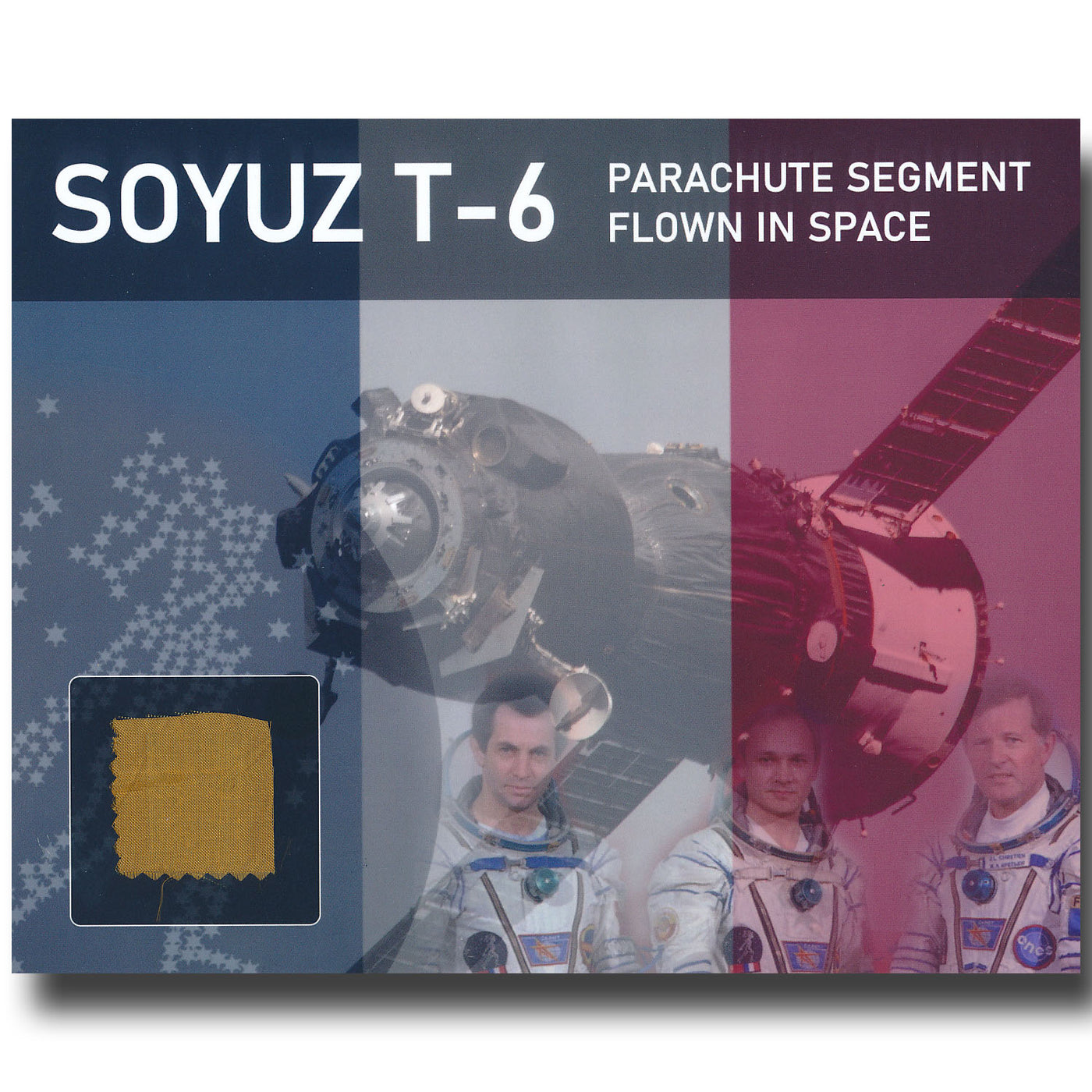 Soyuz T-6 flown parachute presentation