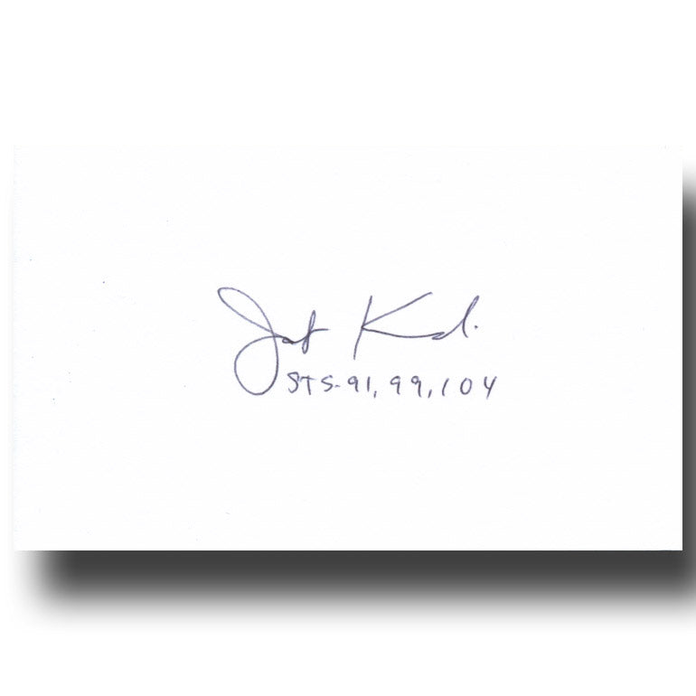Janet Kavandi – 3x5 card