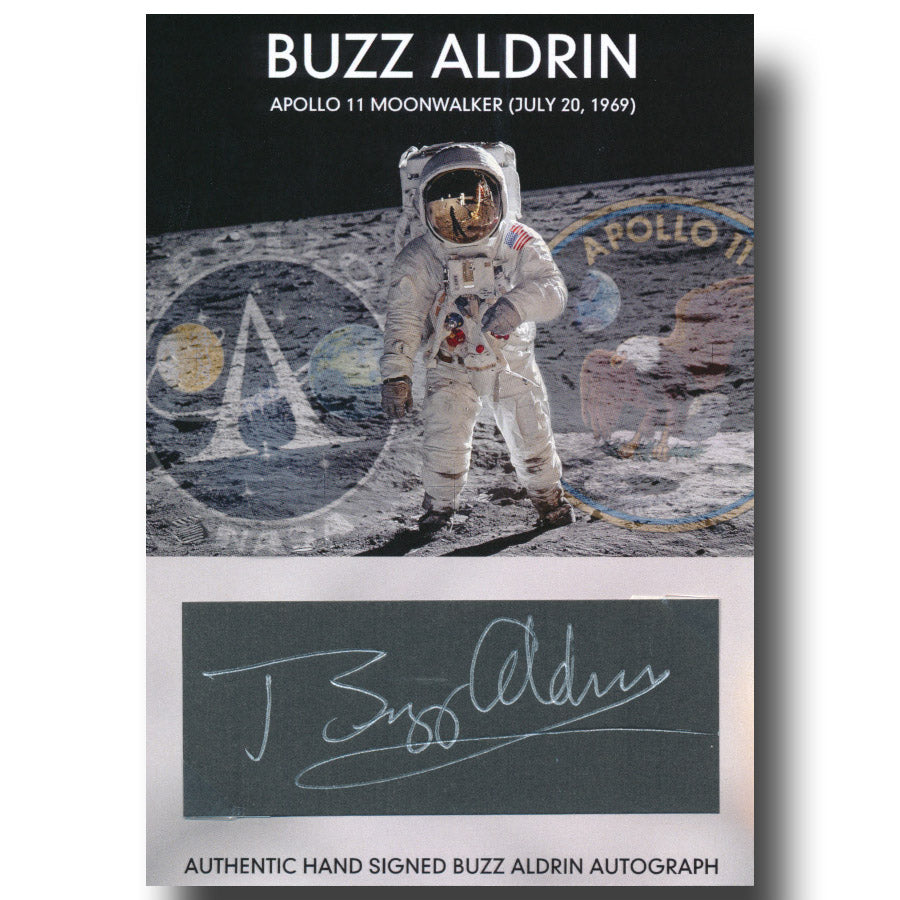 Buzz Aldrin – Autograph cut