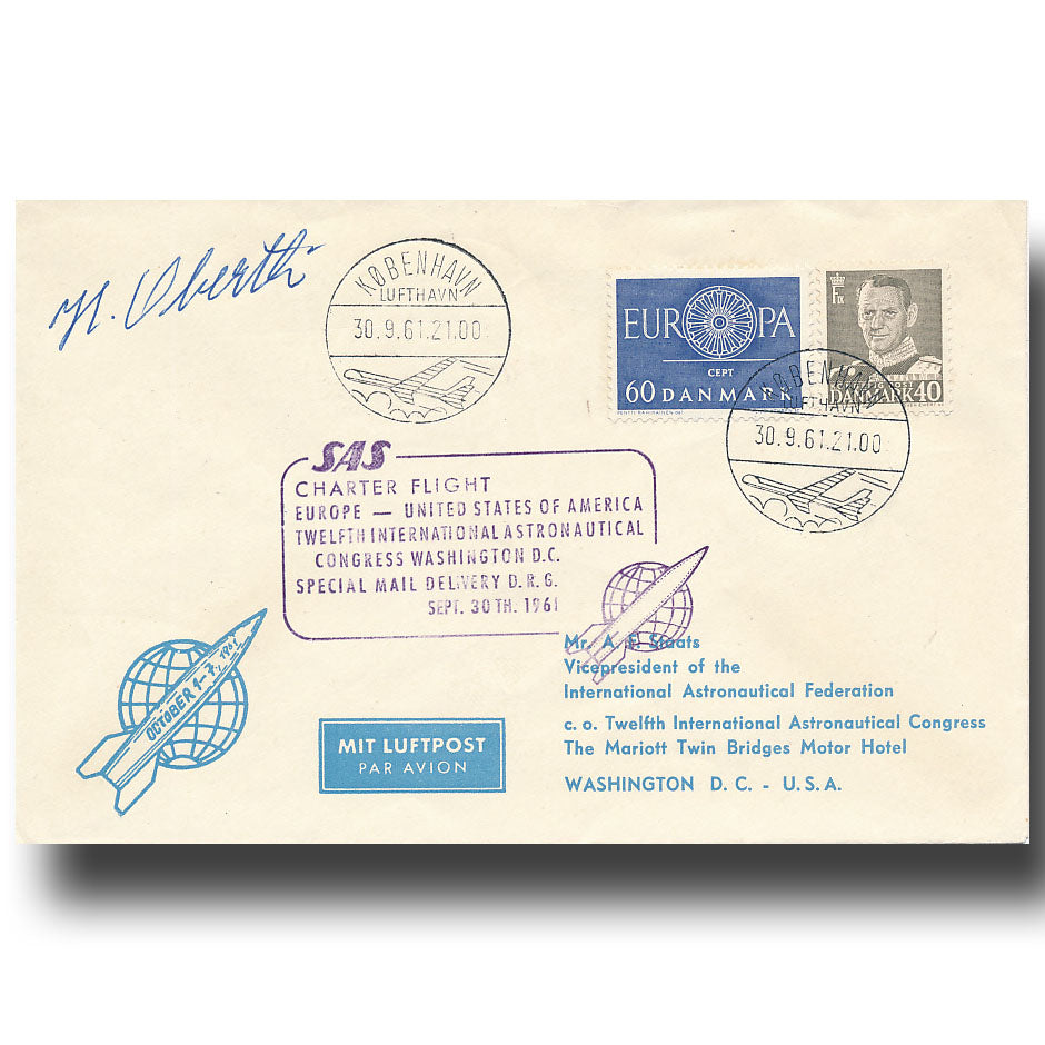 Hermann Oberth – IAF congress cover