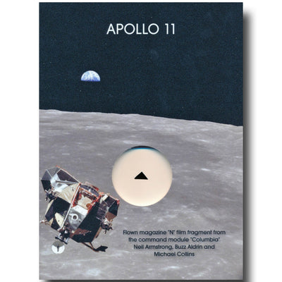 Apollo 11 CM moon flown magazine "N" film fragment