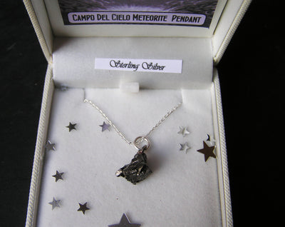 necklace with meteorite