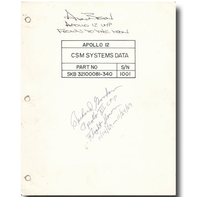 Apollo 12 moon flown checklist segment