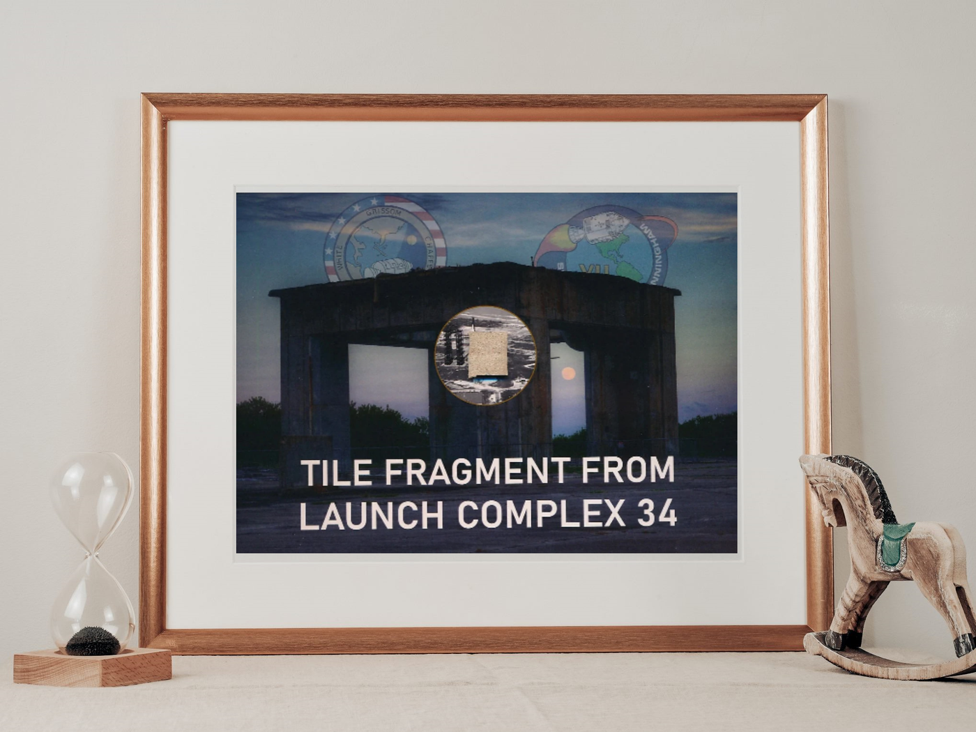 Launch complex 34 tile fragment – Apollo 1+7