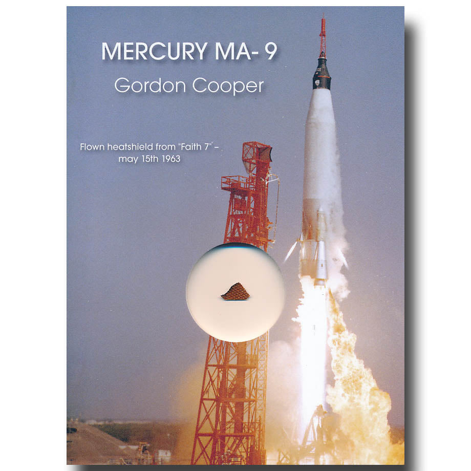 Mercury MA-9 "Faith 7" space flown heatshield fragment