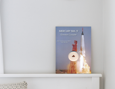 Mercury MA-9 "Faith 7" space flown heatshield fragment