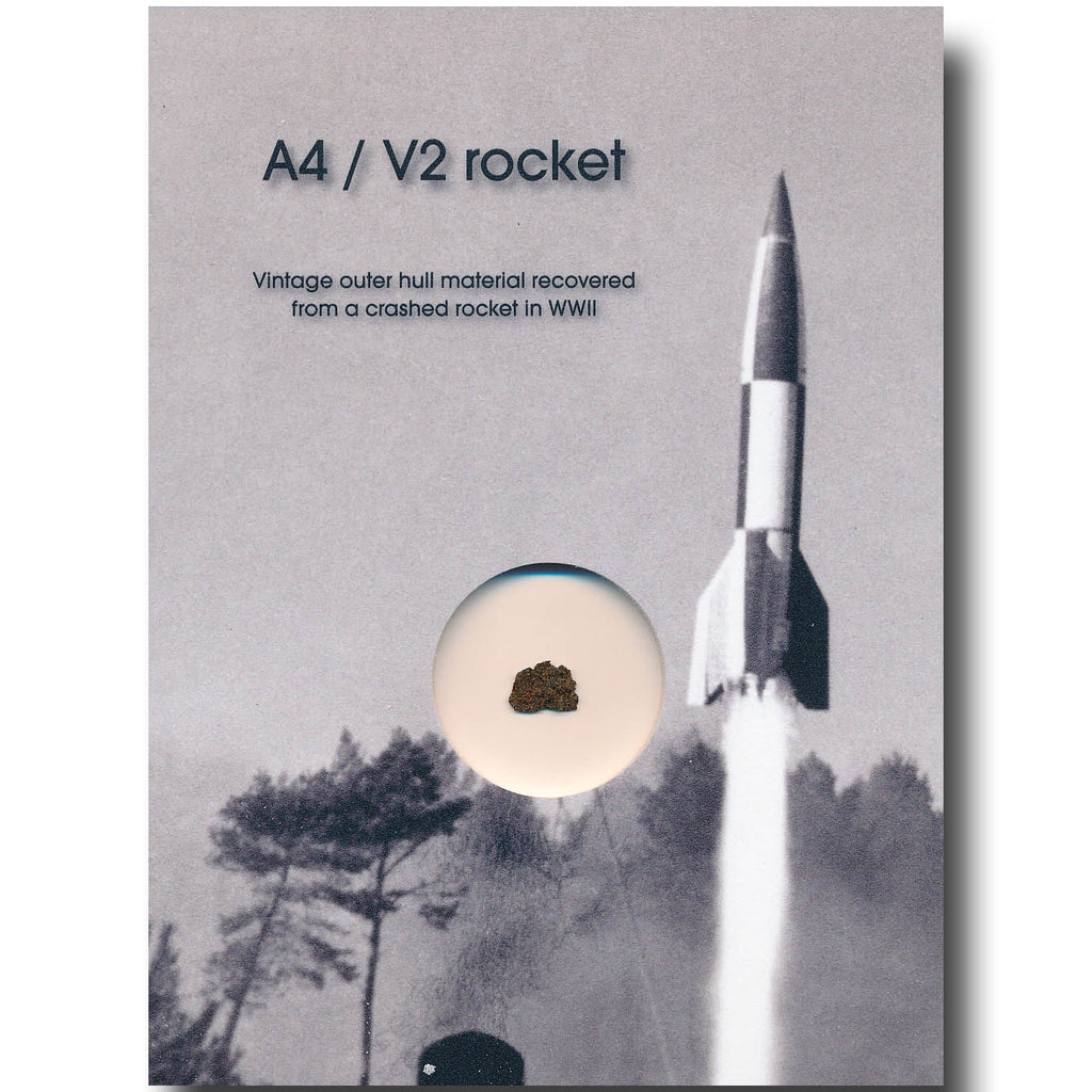 V-2 / A-4 rocket vintage hull material fragment – BEEN IN SPACE