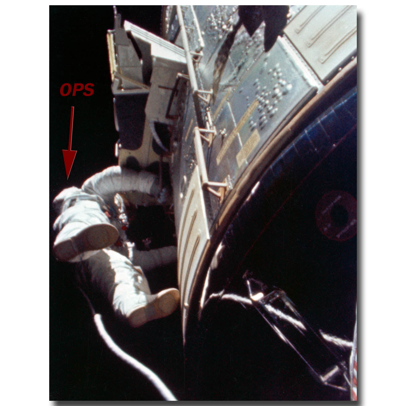 Apollo 15 AL Worden deep space EVA - artifact presentation