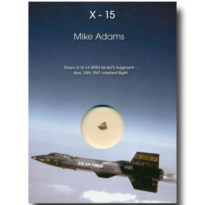 X-15 rocket plane flown fragment presentation
